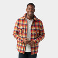Anchor Line Shirt Jacket Rhythmic Red Plaid - ver - 1