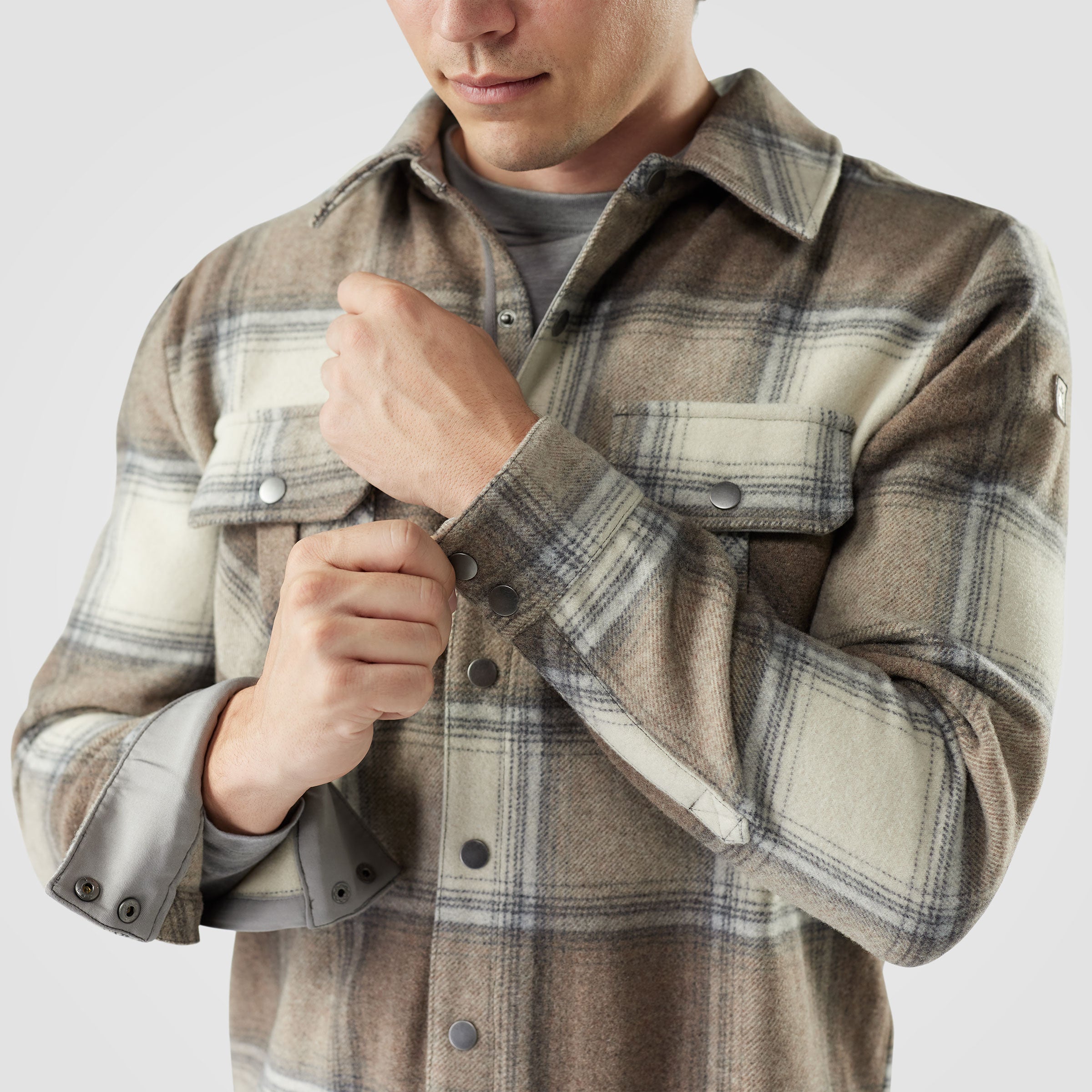 ジャケット・アウター Anchor Inc. Nylon Oxford Shirt Jacket L Anchor Line Shirt Jacket - Rhythmic Red Plaid