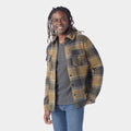 Anchor Line Shirt Jacket Rhythmic Red Plaid - ver - 1