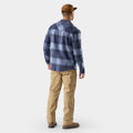 Anchor Line Shirt Jacket Nightfall Blue Plaid - ver - 2