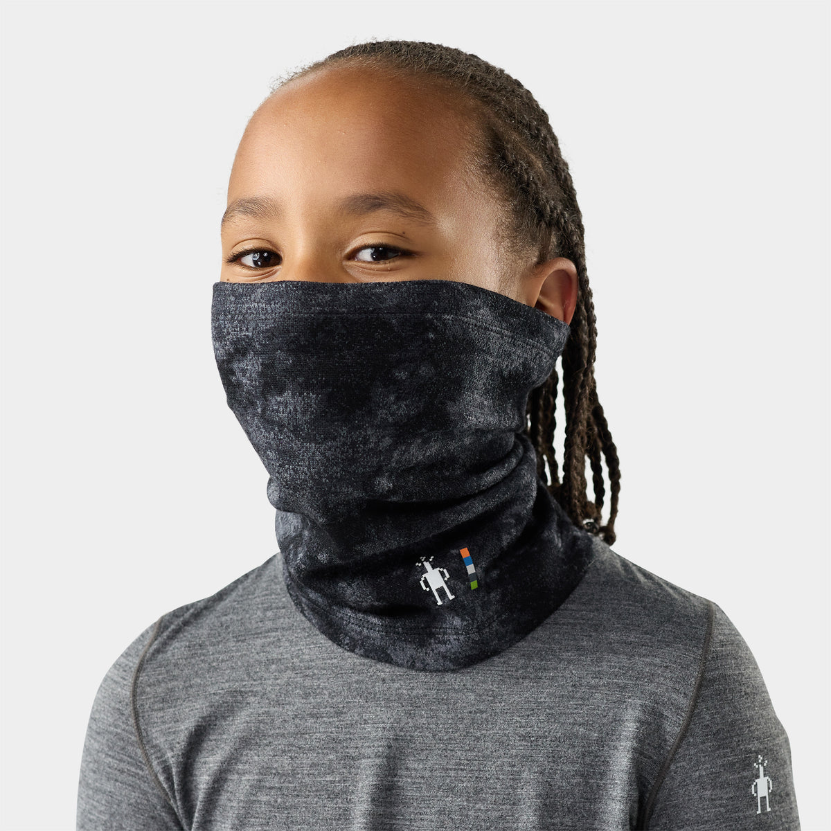Cache-cou thermal Merino pour enfants  - voir - 5