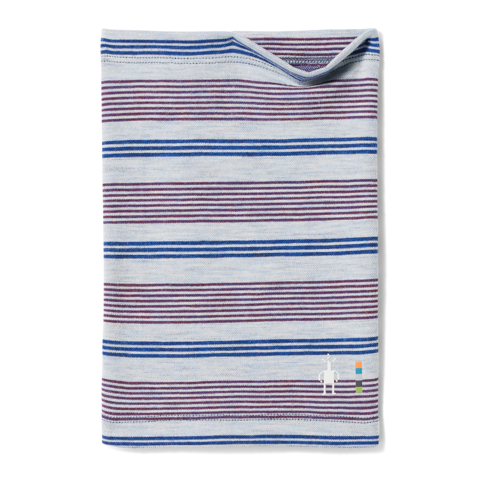 Kids' Thermal Merino Neck Gaiter Pacific Blue - ver - 1