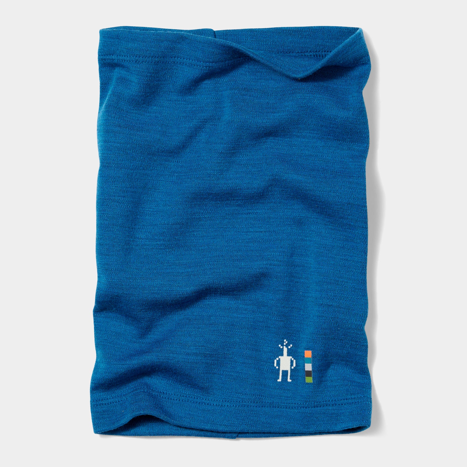 Kids' Thermal Merino Neck Gaiter Pacific Blue - ver - 1