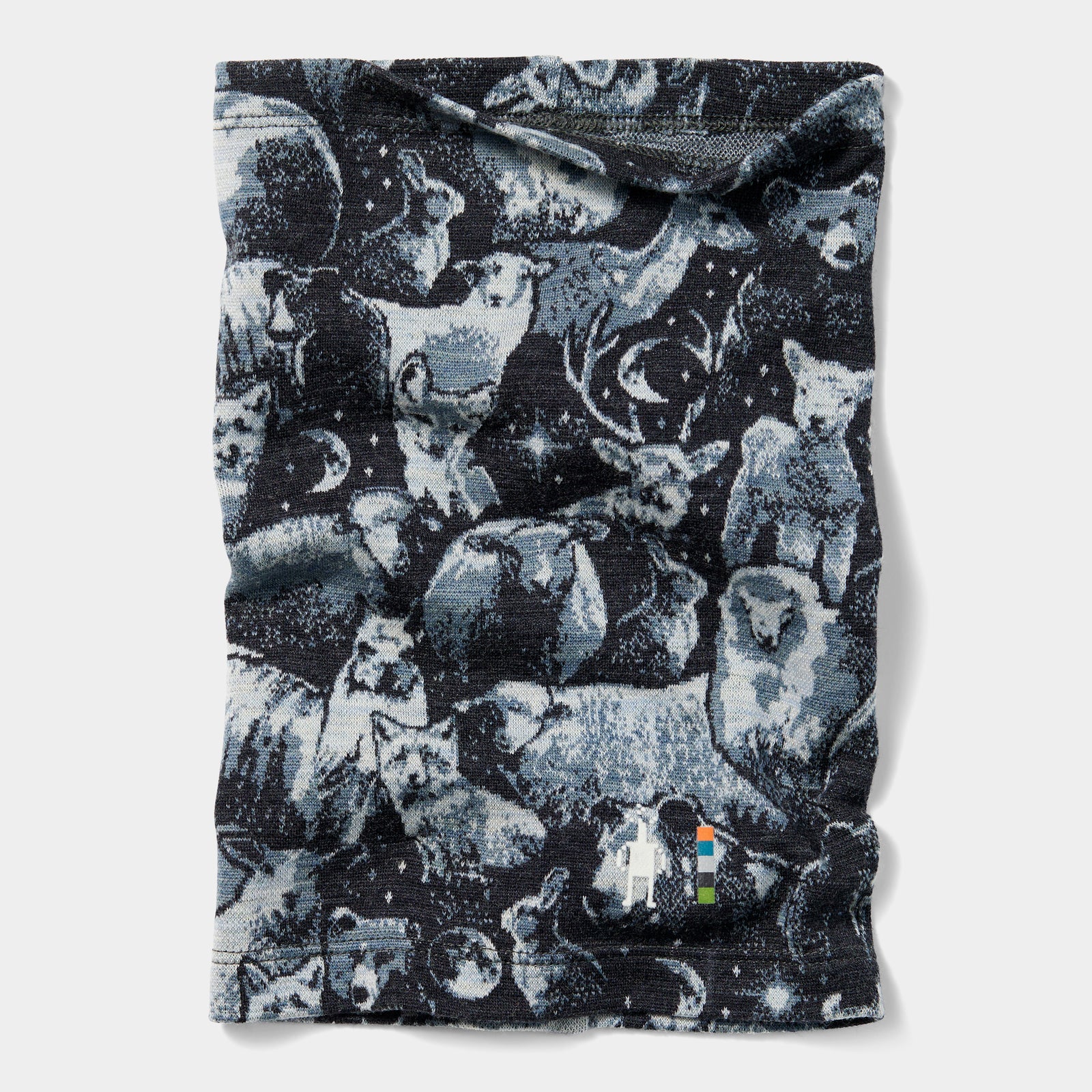 Kids' Thermal Merino Neck Gaiter Pacific Blue - ver - 1
