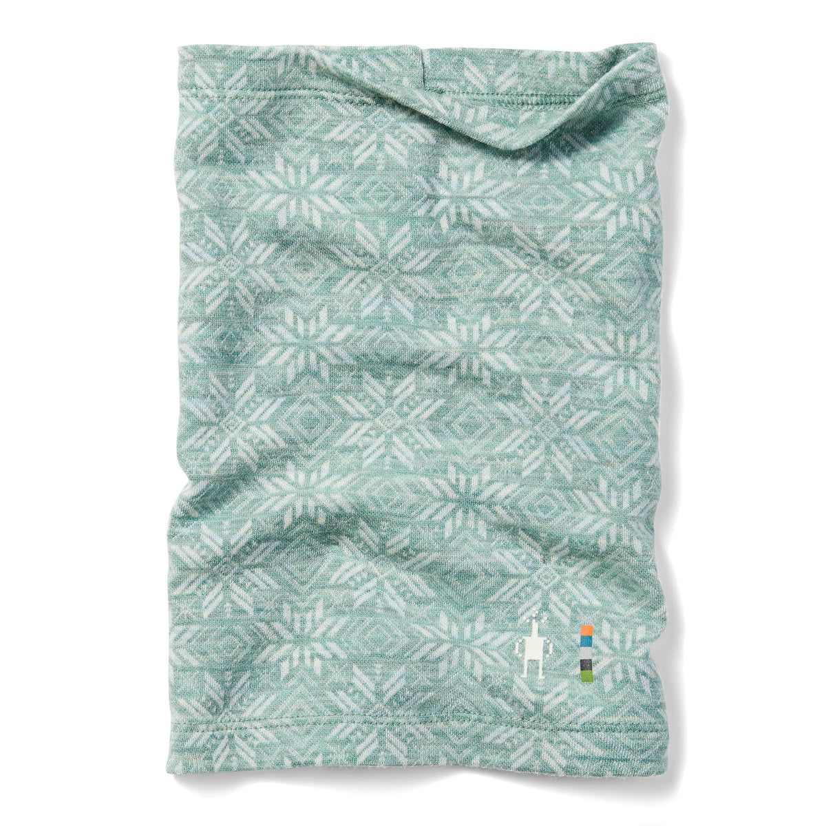 Kids' Thermal Merino Neck Gaiter Nightfall Linear Peaks - ver - 1