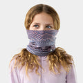 Kids' Thermal Merino Neck Gaiter Pacific Blue - ver - 2