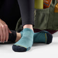 Women's Hike Low Ankle Socks Dusty Teal - ver - 2
