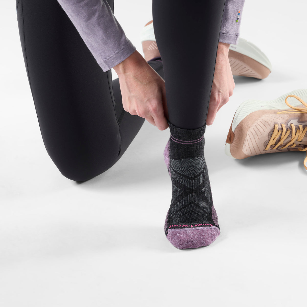Women's Hike Ankle Socks Charcoal - 2