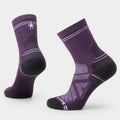 Women's Hike Mid Crew Socks Purple Iris - ver - 1