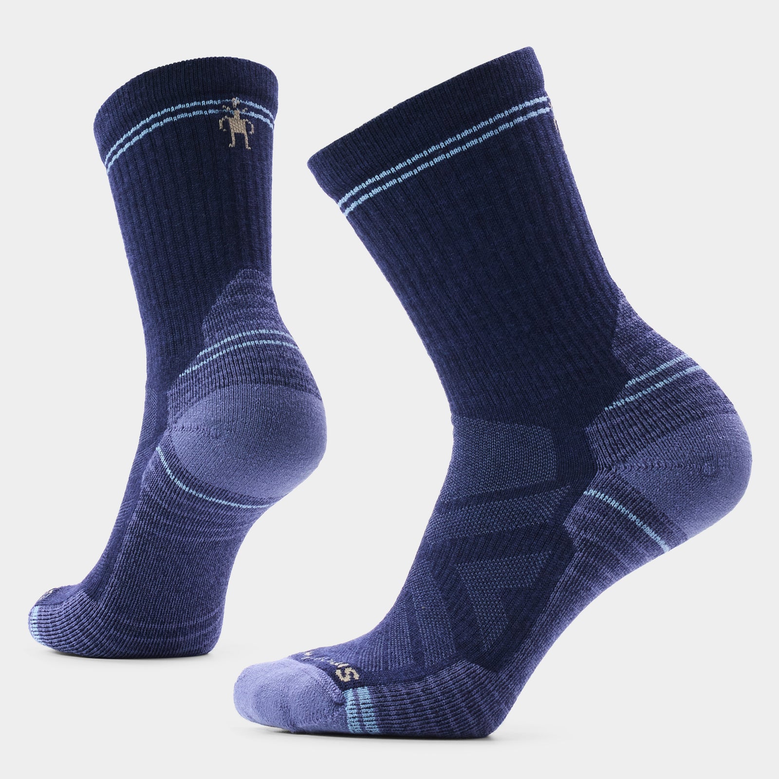 Women's Hike Crew Socks Deep Navy - ver - 1