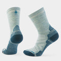 Women's Hike Crew Socks Frosty Green - ver - 1