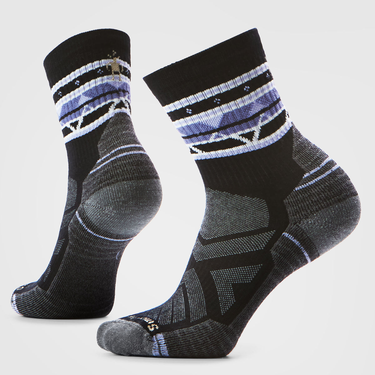 Mi-chaussette de randonnée Zig Zag Valley pour femmes  - voir - 1