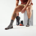 Hike Mid Crew Socks Nightfall Blue - ver - 2