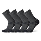 Hike Light Cushion Crew Socks  4-Pack