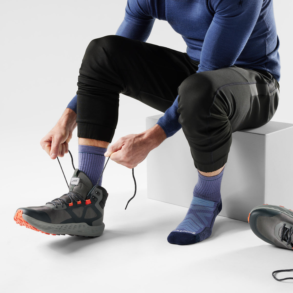 Hike Crew Socks Nightfall Blue - 2