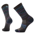 Hike Mountain Range Crew Socks Nightfall Blue - ver - 1