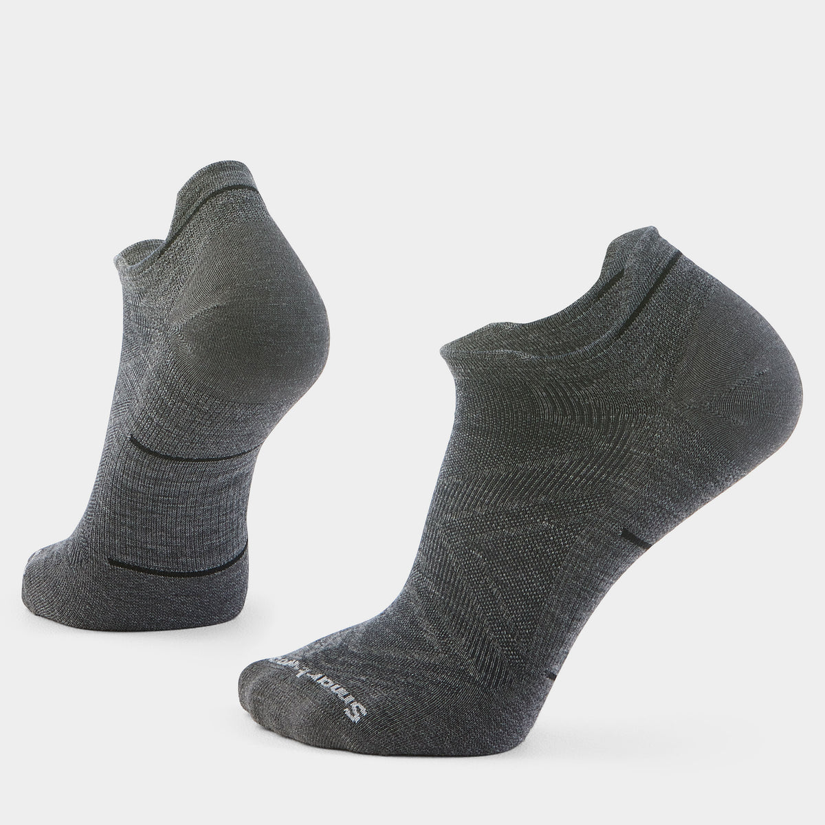 Run Low Ankle Socks Medium Gray - 1