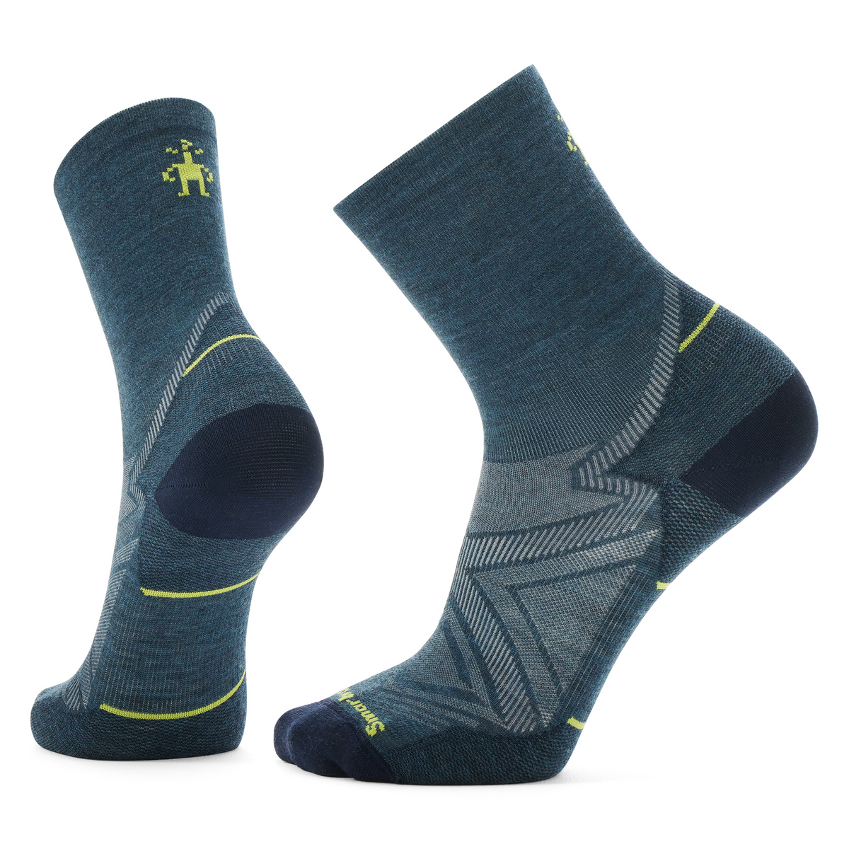 Run Mid Crew Socks - Winter Moss