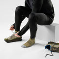 Run Mid Crew Socks Winter Moss - ver - 2