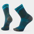 Run Mid Crew Pattern Socks Light Gray - ver - 1