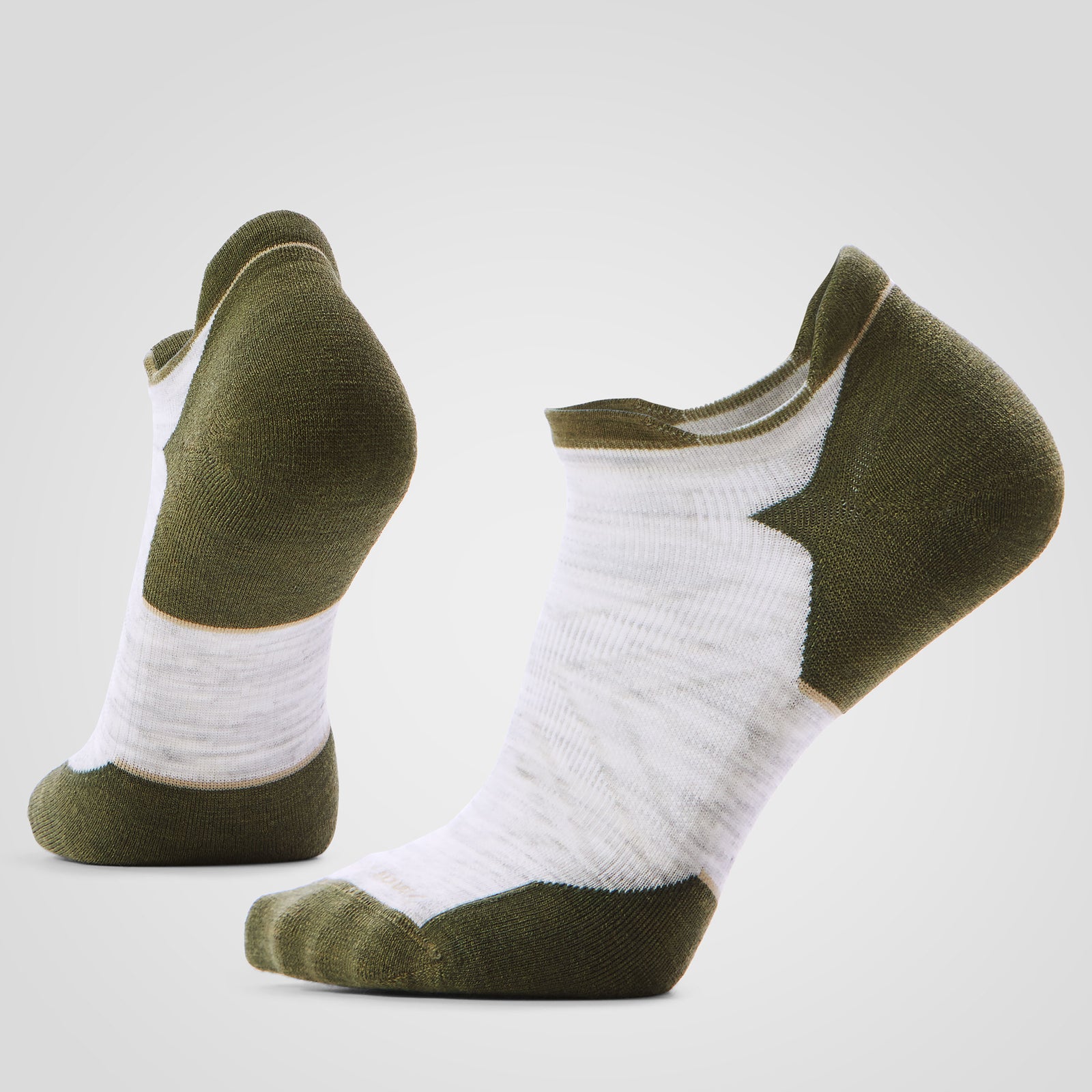 Run Low Ankle Socks Ash-Winter Moss - ver - 1