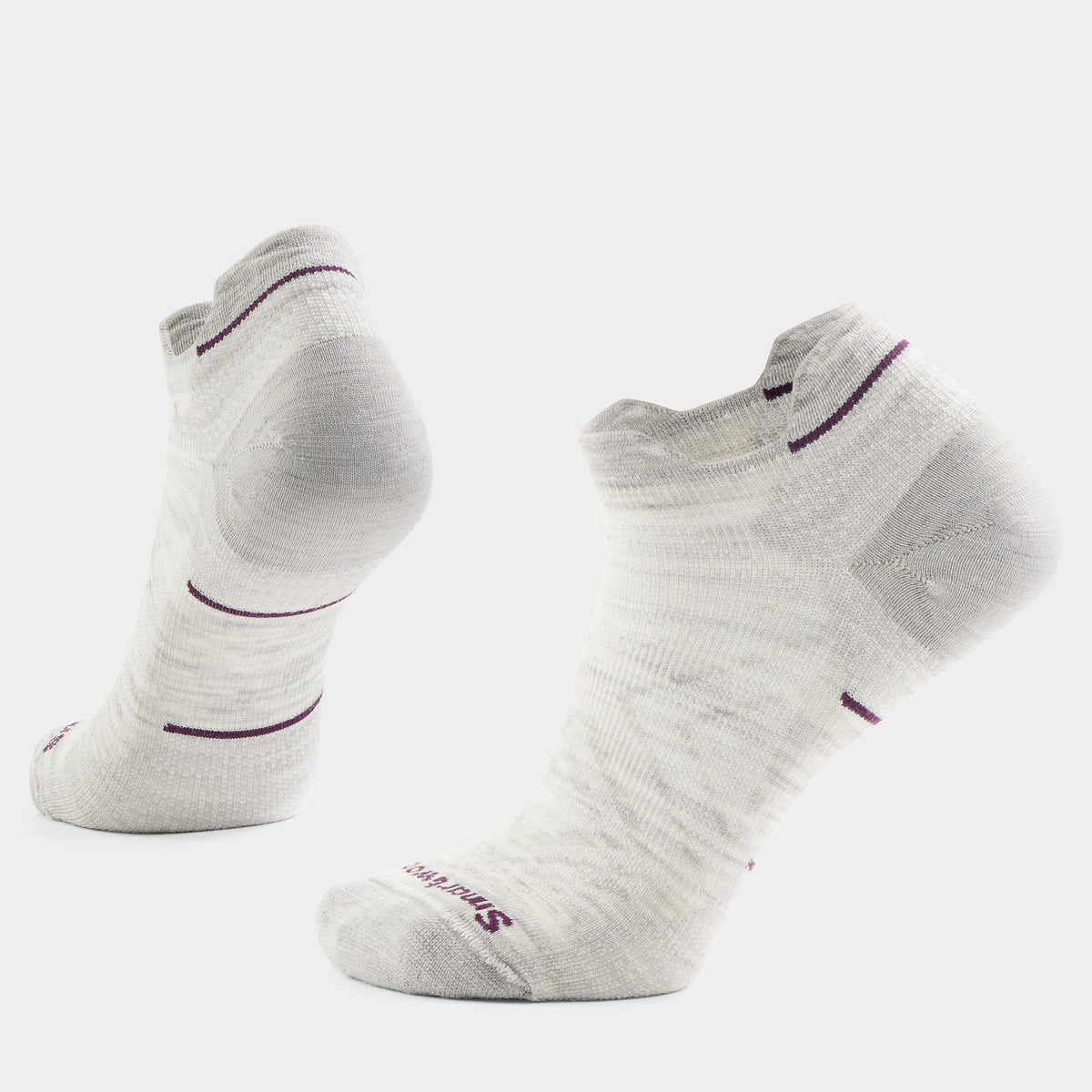 Women's Run Low Ankle Socks Ash - 1
