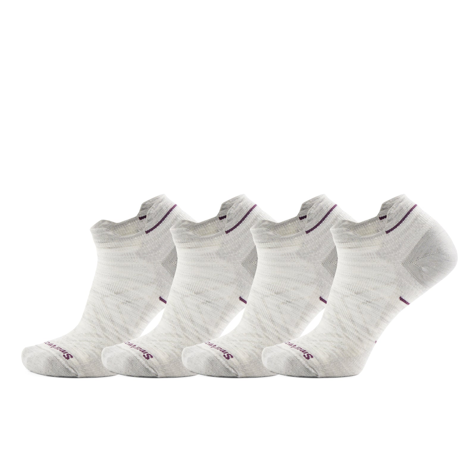 Women's Run Low Ankle Socks 4-Pack  - ver - 1