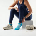 Women's Run Low Ankle Socks Tibetan Red - ver - 2
