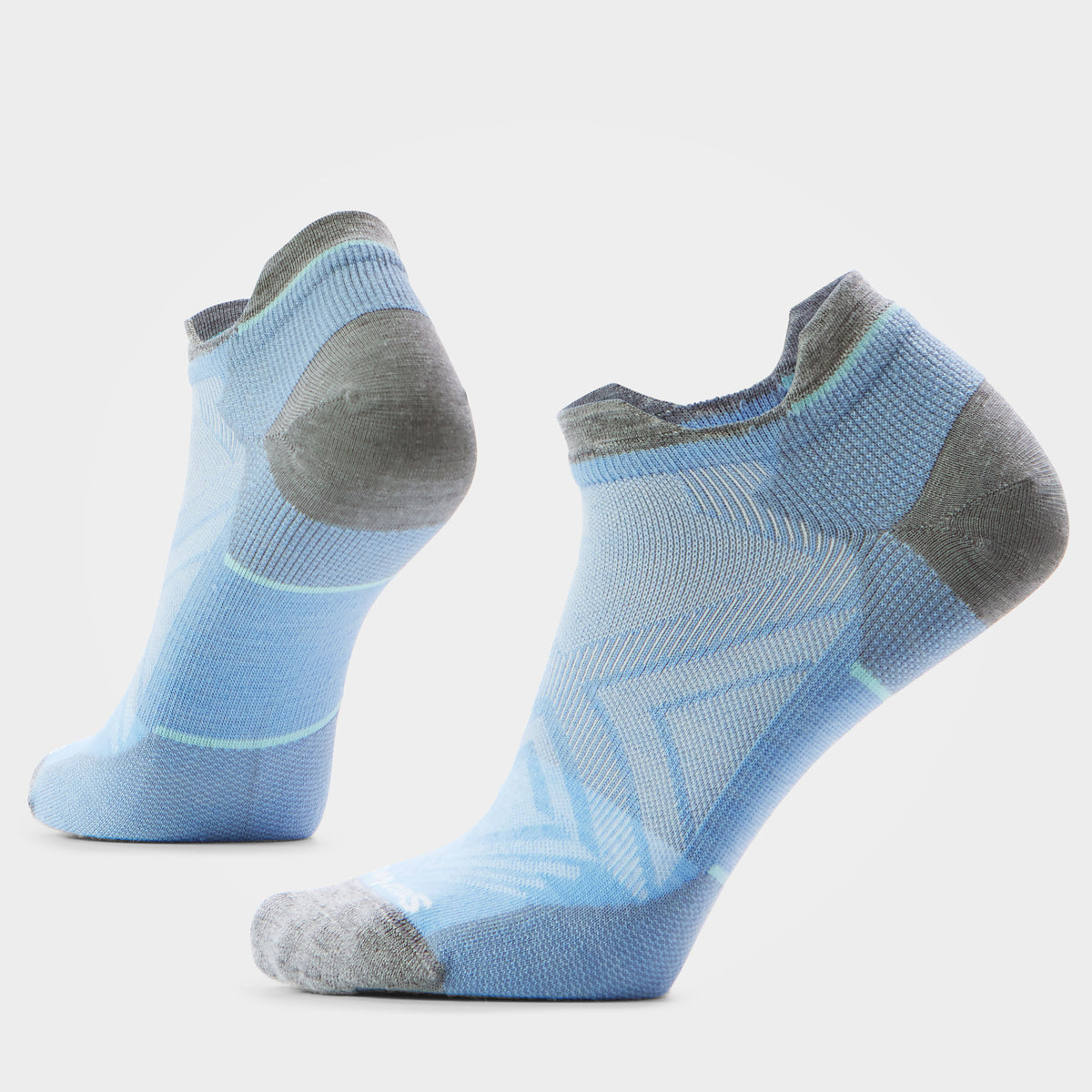 Women's Run Low Ankle Socks Serene Blue - 1