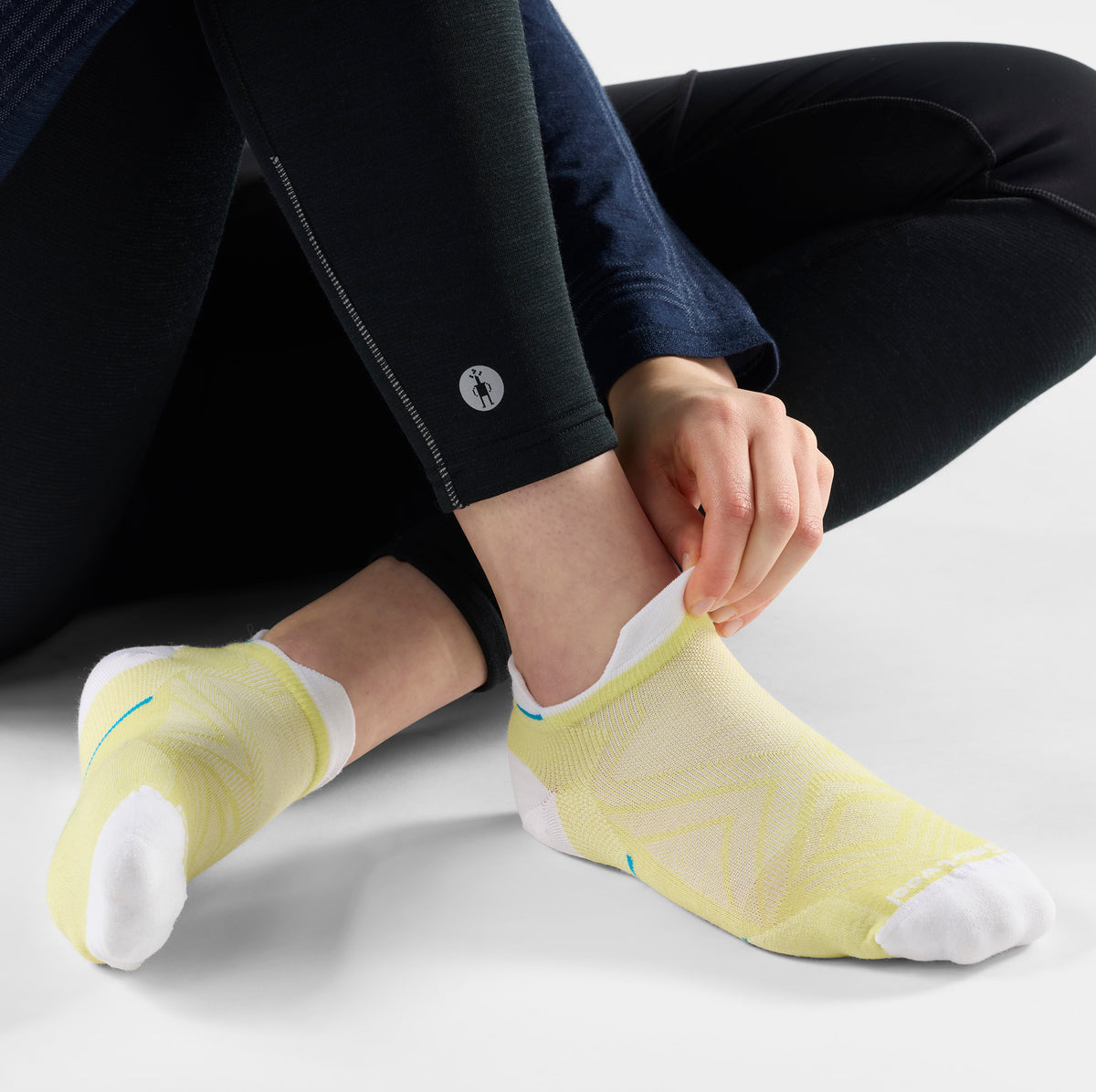 Women's Run Low Ankle Socks Lemongrass - 2