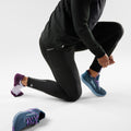 Women's Run Low Ankle Socks Purple-White - ver - 2
