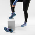 Women's Run Ankle Socks Nightfall Blue - ver - 2
