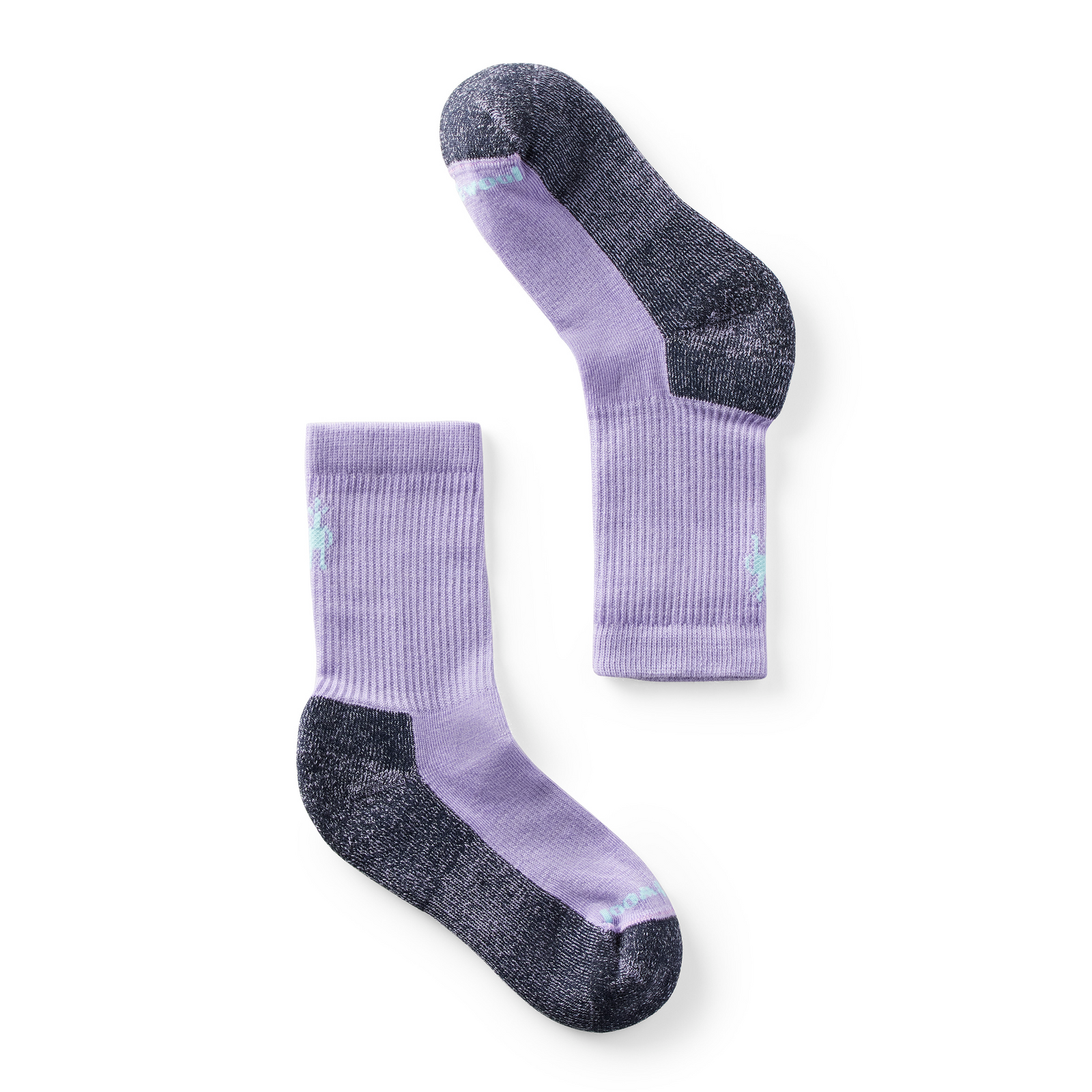 Kids' Hike Crew Socks Laguna Blue - ver - 1