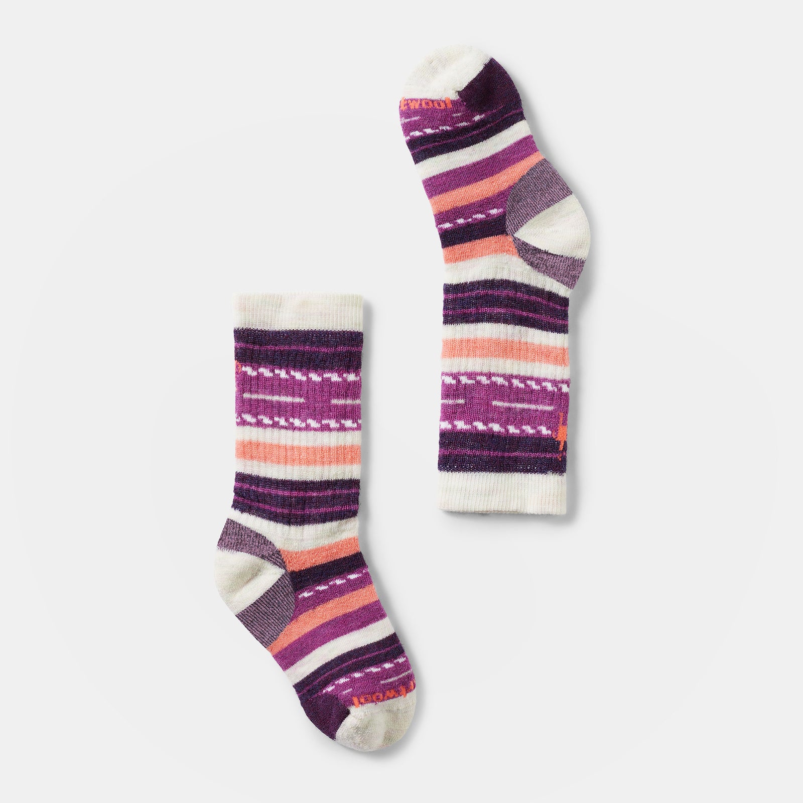 Kids' Hike Margarita Crew Socks Moonbeam - ver - 1