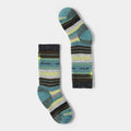 Kids' Hike Margarita Crew Socks Dusty Teal - ver - 1