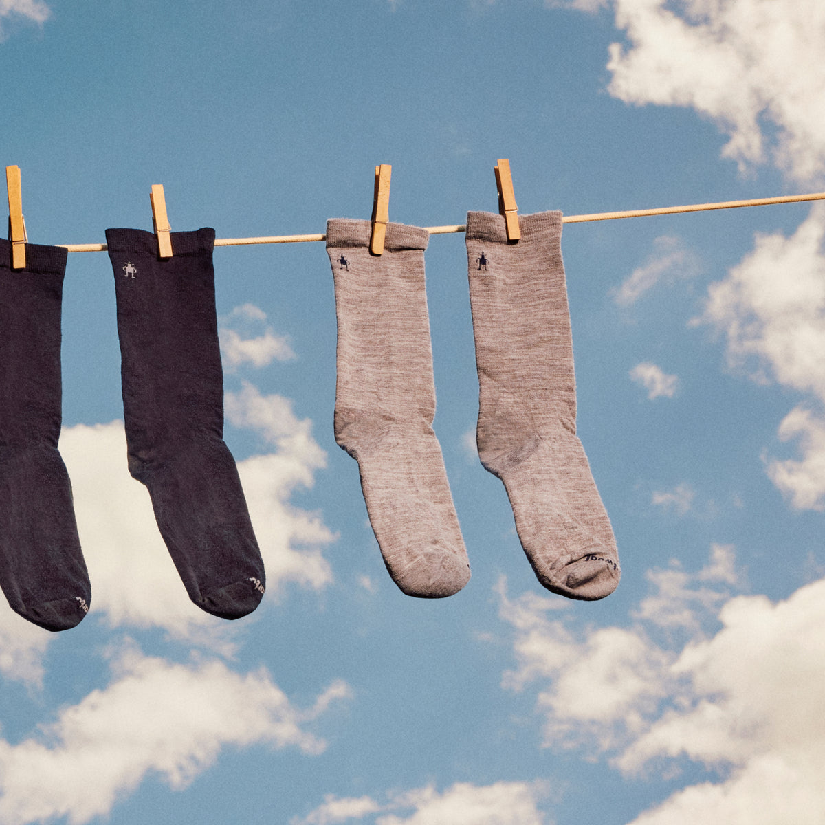 Everyday Anchor Line Crew Socks Light Gray - 3