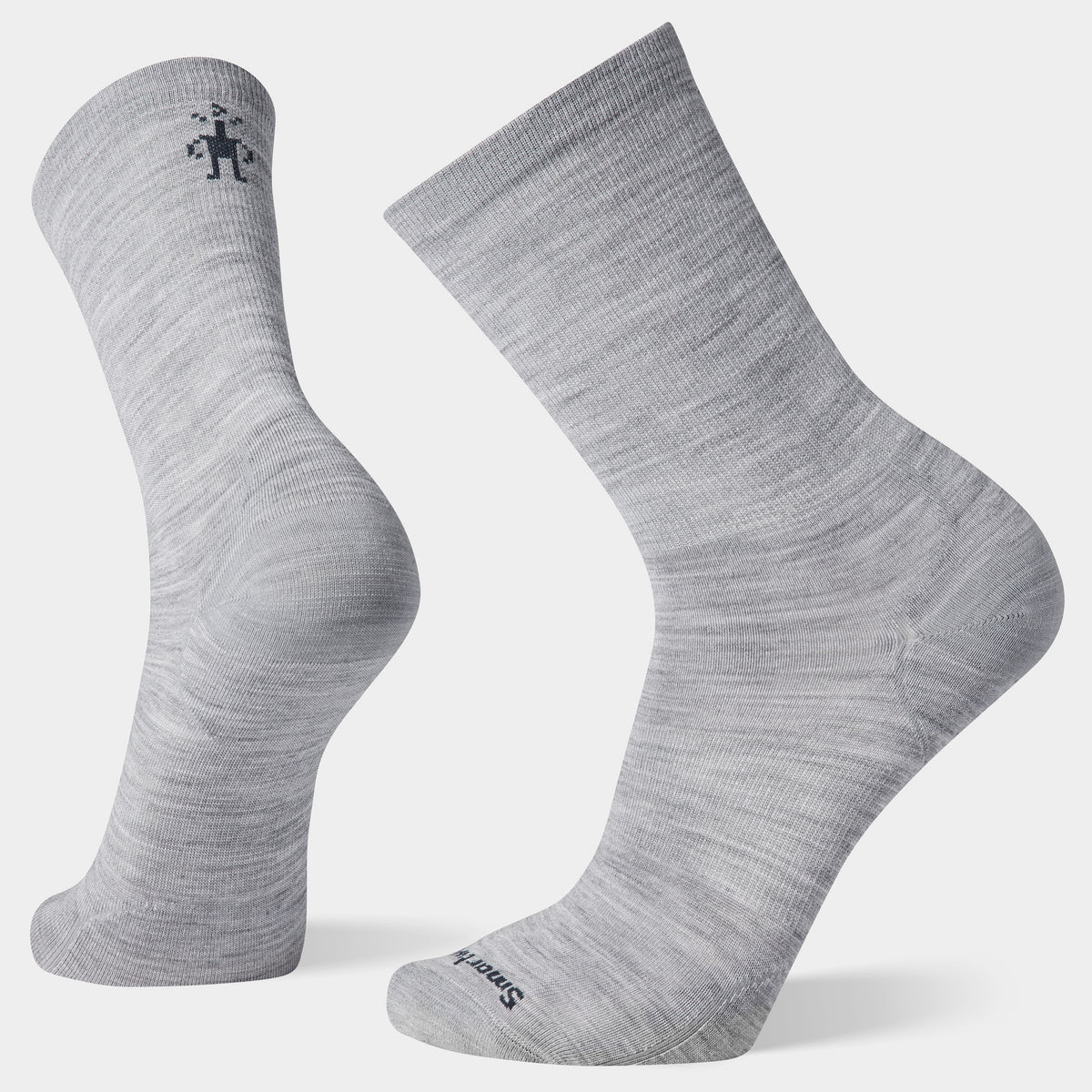 Everyday Anchor Line Crew Socks Light Gray - 1