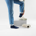 Everyday Anchor Line Crew Socks Light Gray - ver - 2
