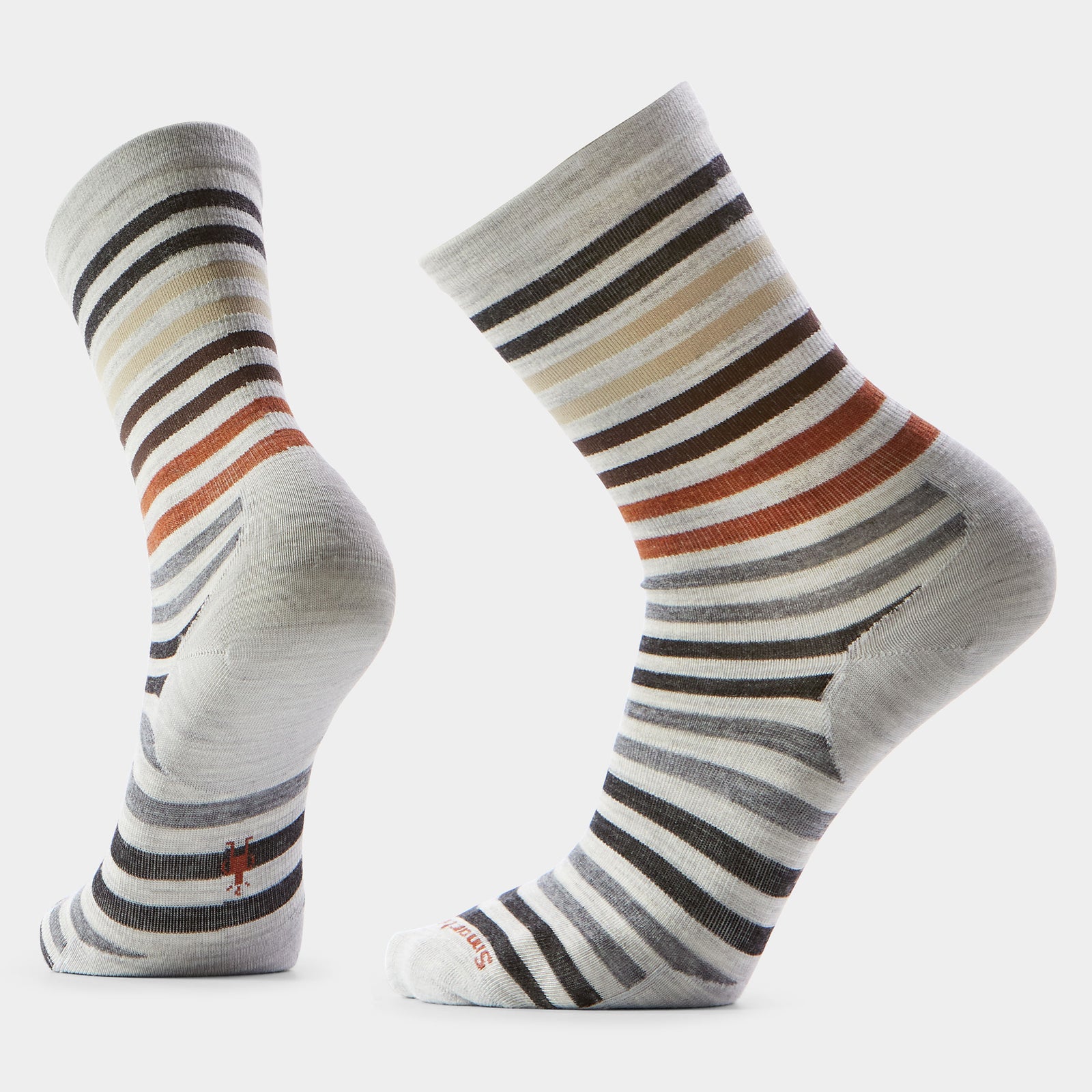 men's smartwool dress socks Smartwool Everyday Spruce Street Crew Sock Chestnut, S