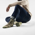 Everyday Spruce Street Crew Socks Nightfall Blue - ver - 2