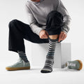 Everyday Spruce Street Crew Socks Nightfall Blue - ver - 2