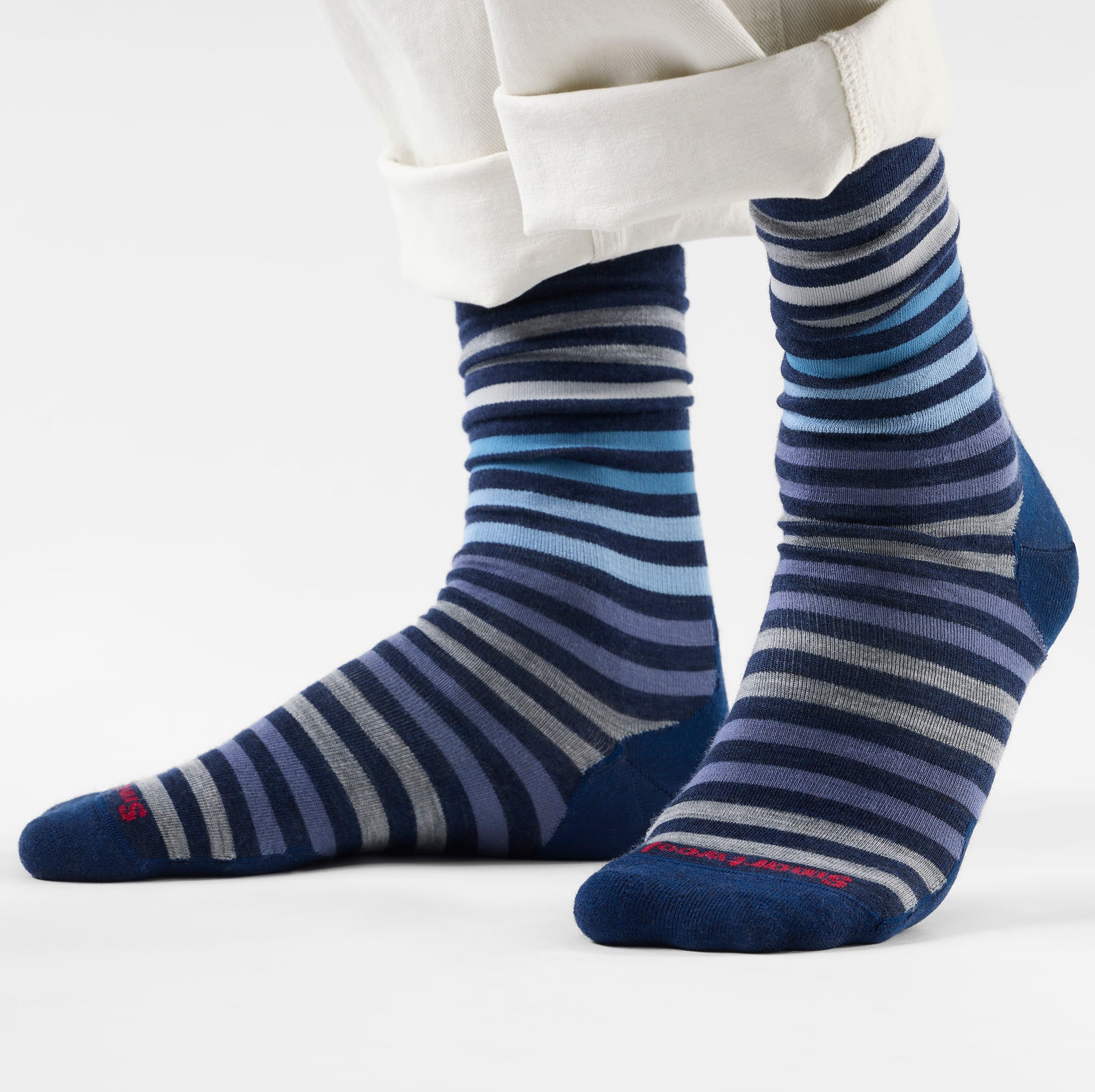 Everyday Spruce Street Crew Socks Deep Navy-Nightfall Blue - ver - 2