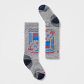 Kids' Wintersport Ski Day Over The Calf Socks Light Gray - ver - 1