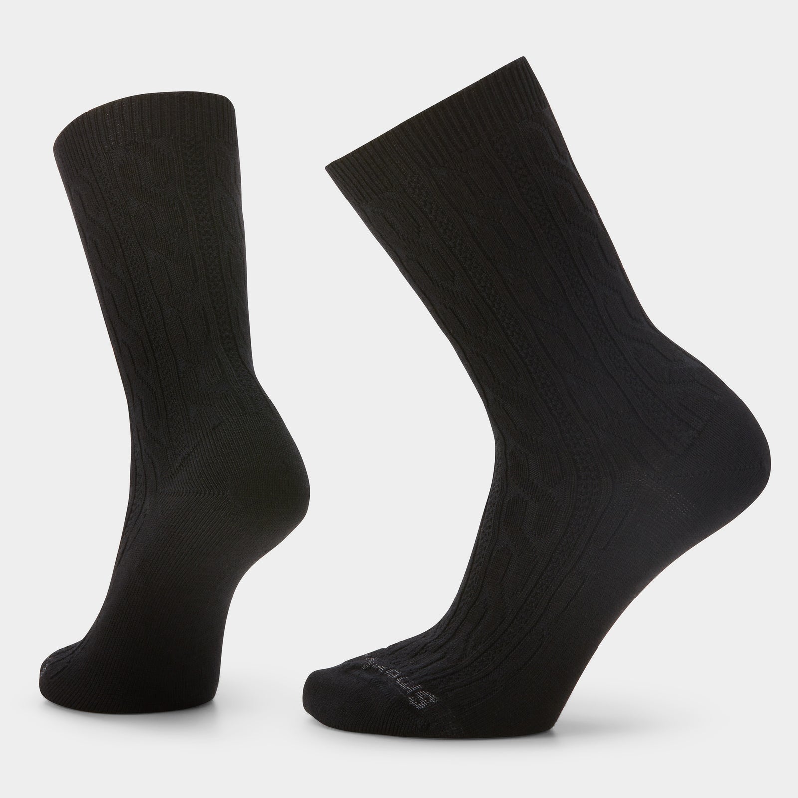 Women's Everyday Cable Crew Socks Chalk Violet - ver - 1