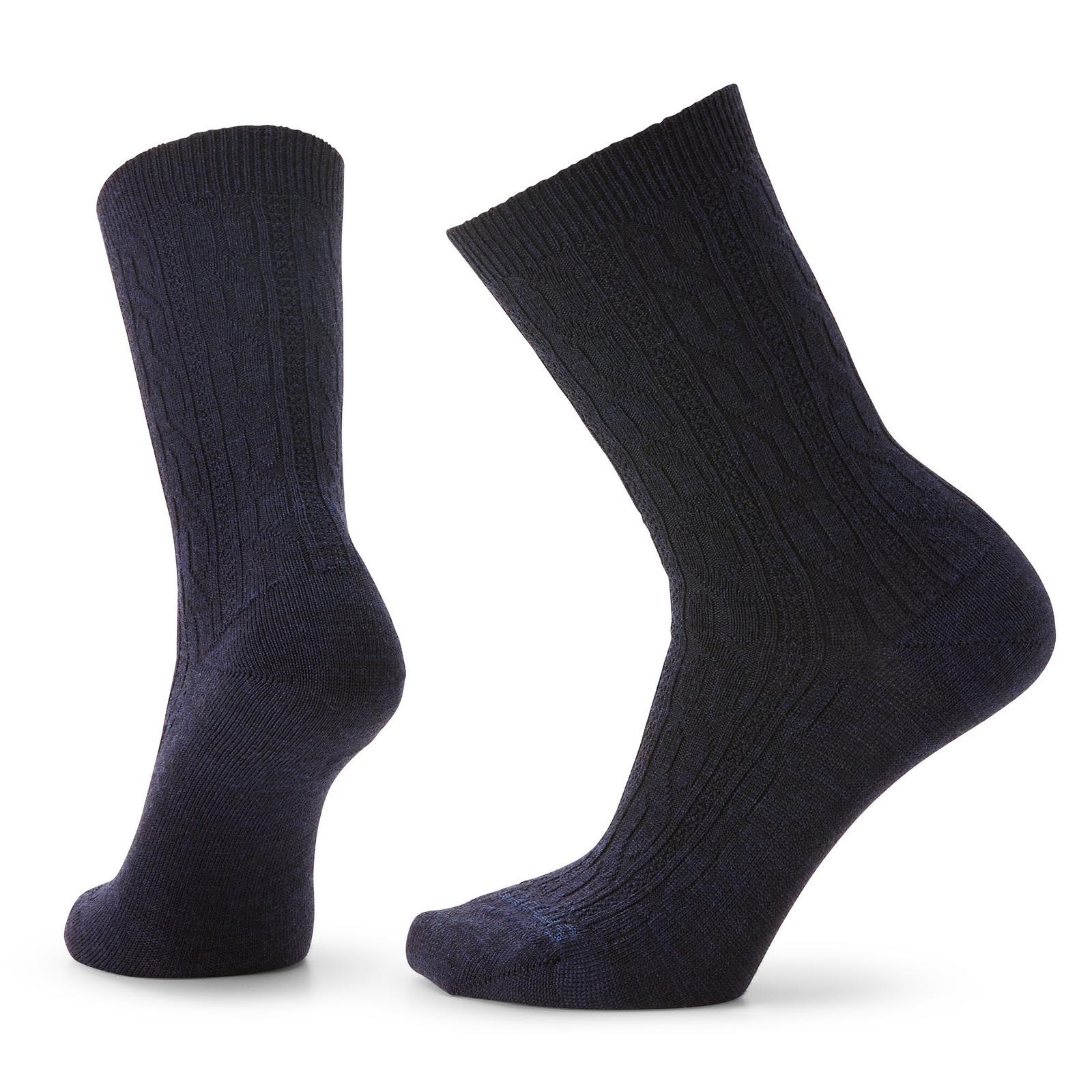 Women's Everyday Cable Crew Socks Moonbeam - ver - 1