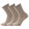 Women's Everyday Cable Crew Socks 3-Pack  - ver - 1