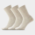 Women's Everyday Cable Crew Socks 3-Pack  - ver - 1