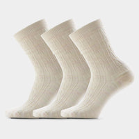 Women's Everyday Cable Crew Socks 3-Pack