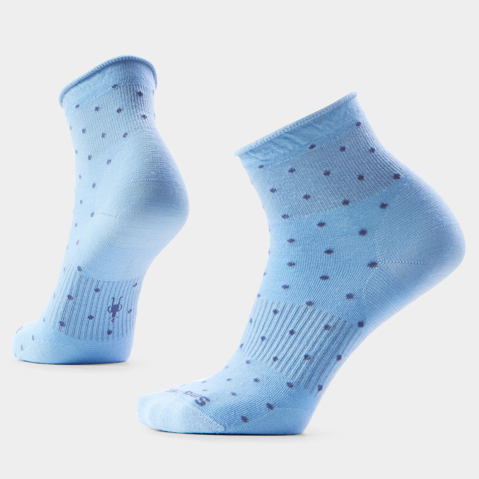 Women's Everyday Classic Dot Ankle Socks Serene Blue - ver - 1