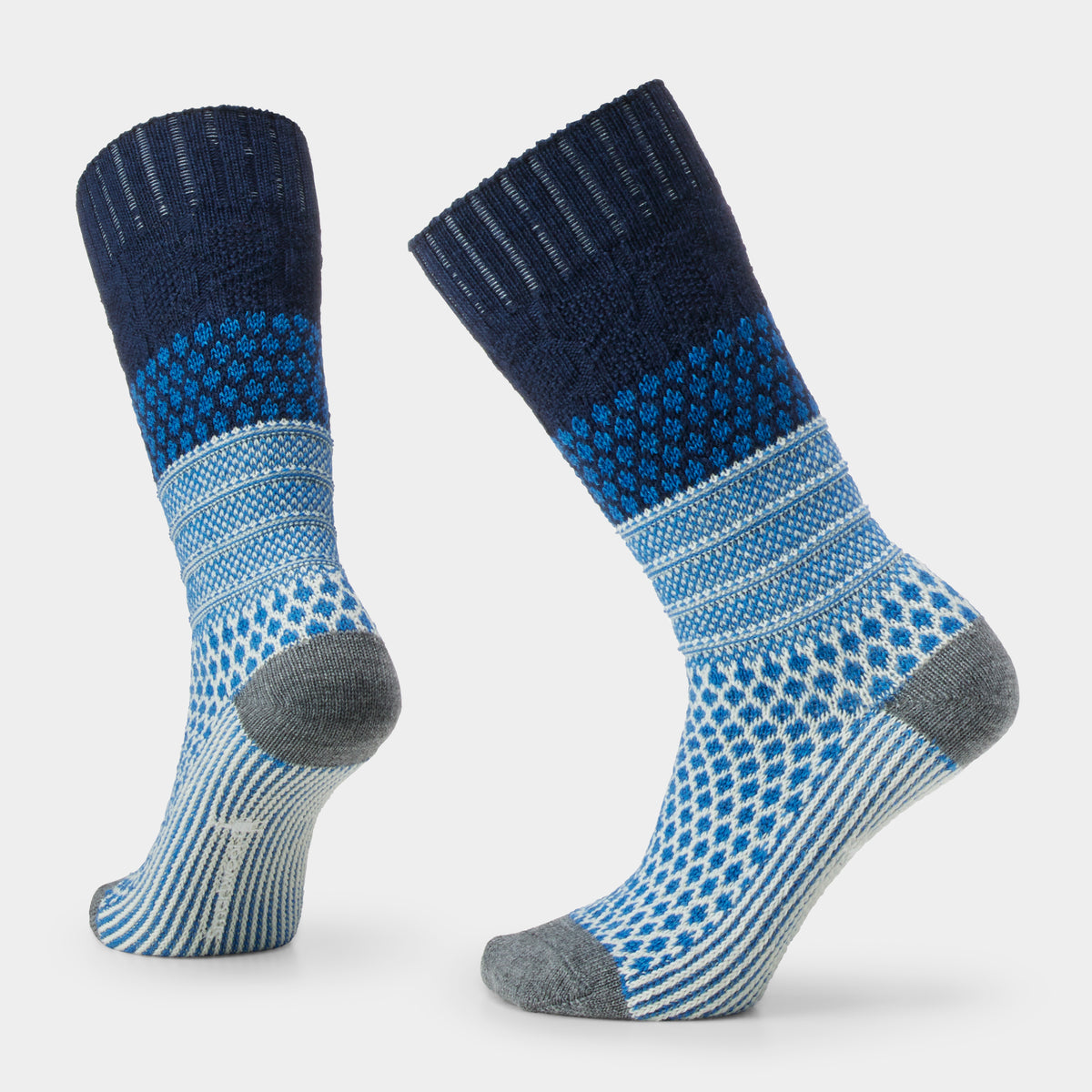 Chaussette tous les jours Cozy Popcorn en tricot câblé pour femmes  - 1